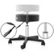 Saloniture Rolling Hydraulic Salon Stool - Adjustable Swivel Chair for Spa, Shop, Salon, Massage, Medical, Work or Office